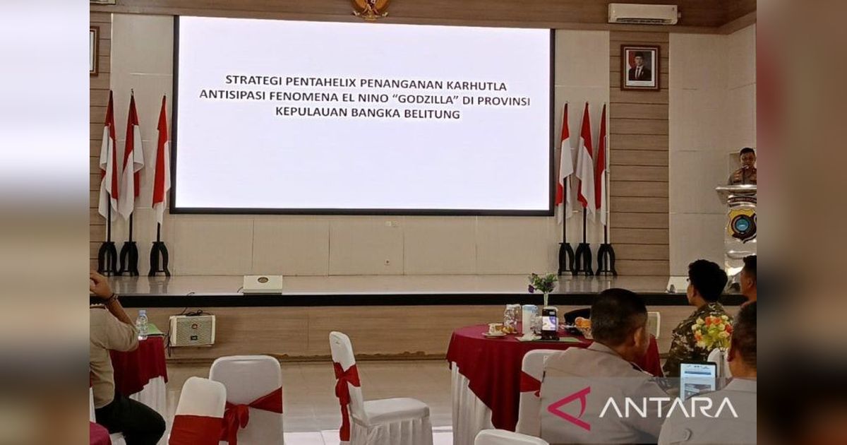 Pemprov Babel Bentuk TRC Lintas Instansi Atasi Dampak El Nino Bangka Belitung