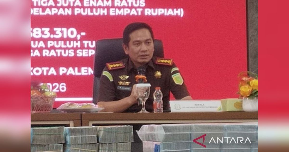 Kejari Palembang Pulihkan Keuangan Negara Rp30 Miliar, Lampaui Target Jauh