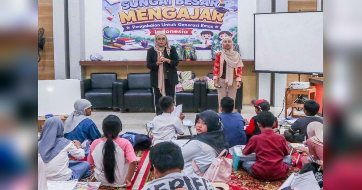 Lurah Sungai Besar Sulap Kantor Jadi Ruang Belajar Gratis, Tingkatkan Pendidikan Anak Banjarbaru