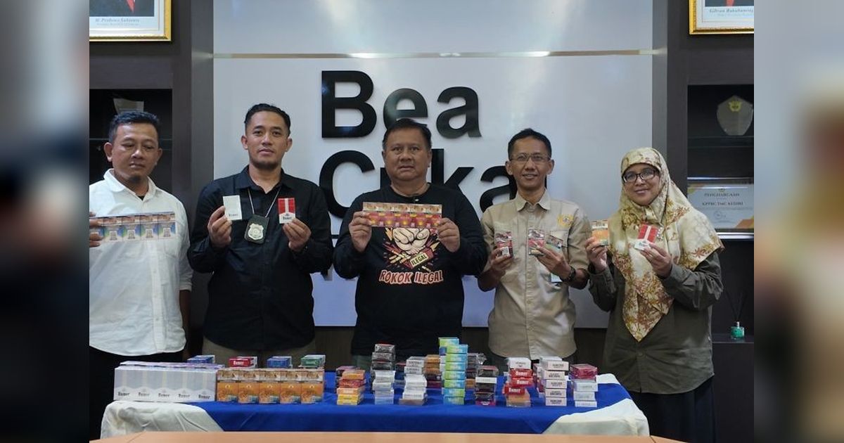 Pemkot Kediri dan Bea Cukai Sita Ribuan Batang Rokok Ilegal, Tekan Kerugian Negara