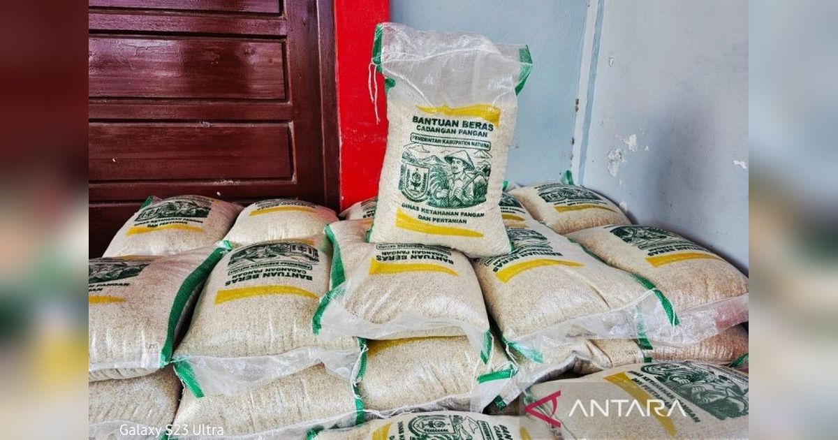 Pemkab Natuna Siagakan 16 Ton Cadangan Beras Natuna untuk Antisipasi Bencana Alam