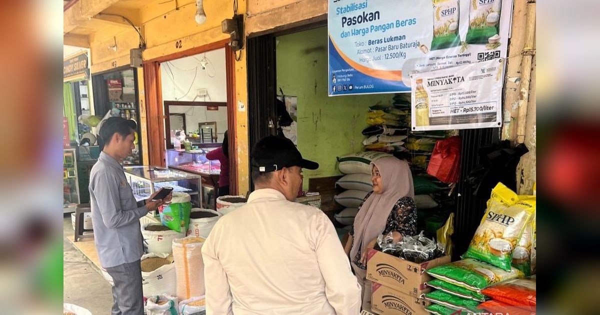 Stok Beras Bulog OKU Raya Capai 4.000 Ton, Jamin Kebutuhan Pangan Masyarakat