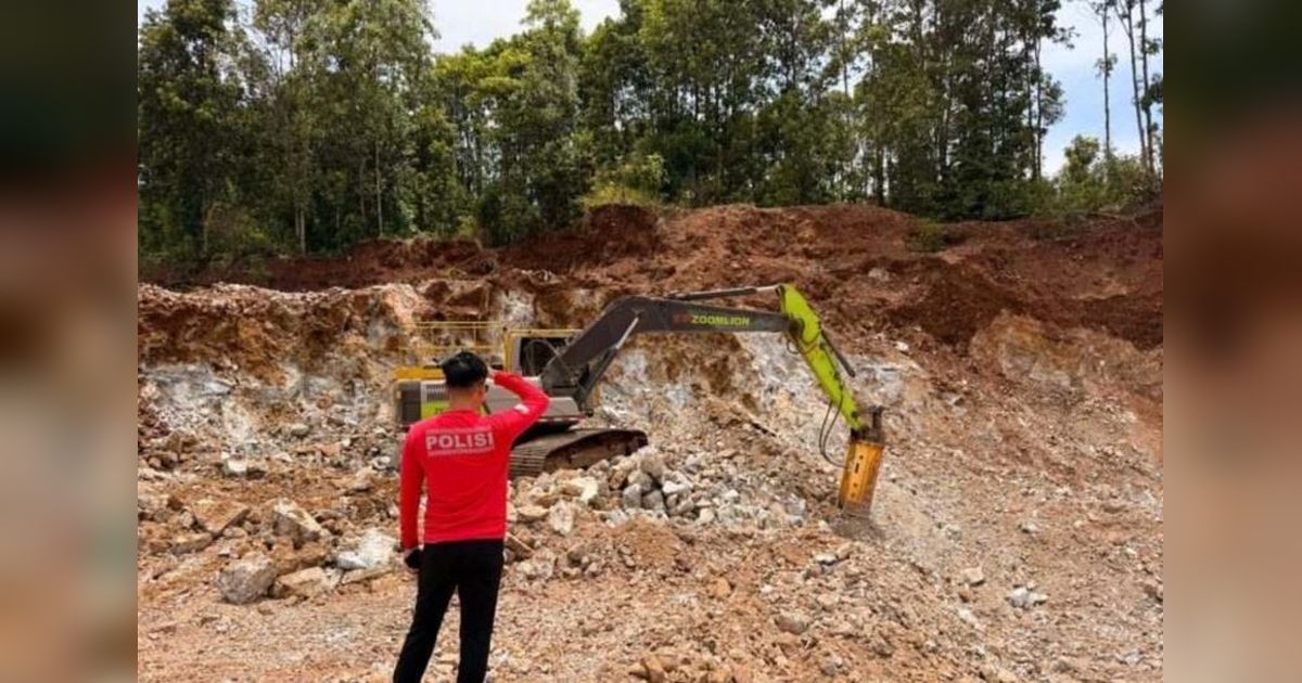 Polda Sultra Sita Tiga Alat Berat dalam Penindakan Penambang