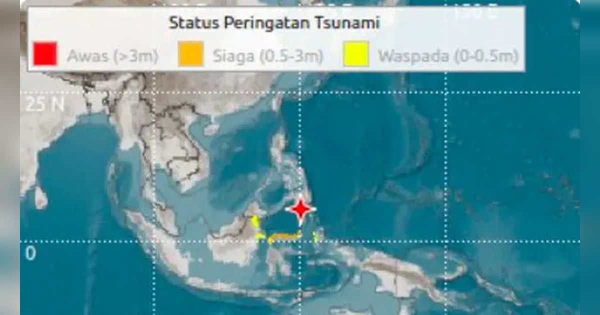 BMKG Keluarkan Peringatan Tsunami, Berikut Wilayah yang Perl