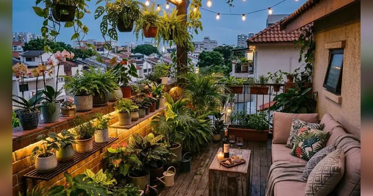 5 Inspirasi Rumah Tipe 21 dengan Rooftop Hijau, Kecil tapi T