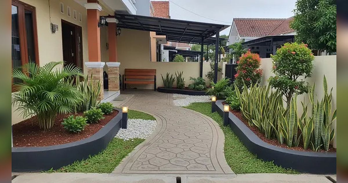 8 Inspirasi Halaman Depan Rumah Ramah Lansia, Cantik dan Mud