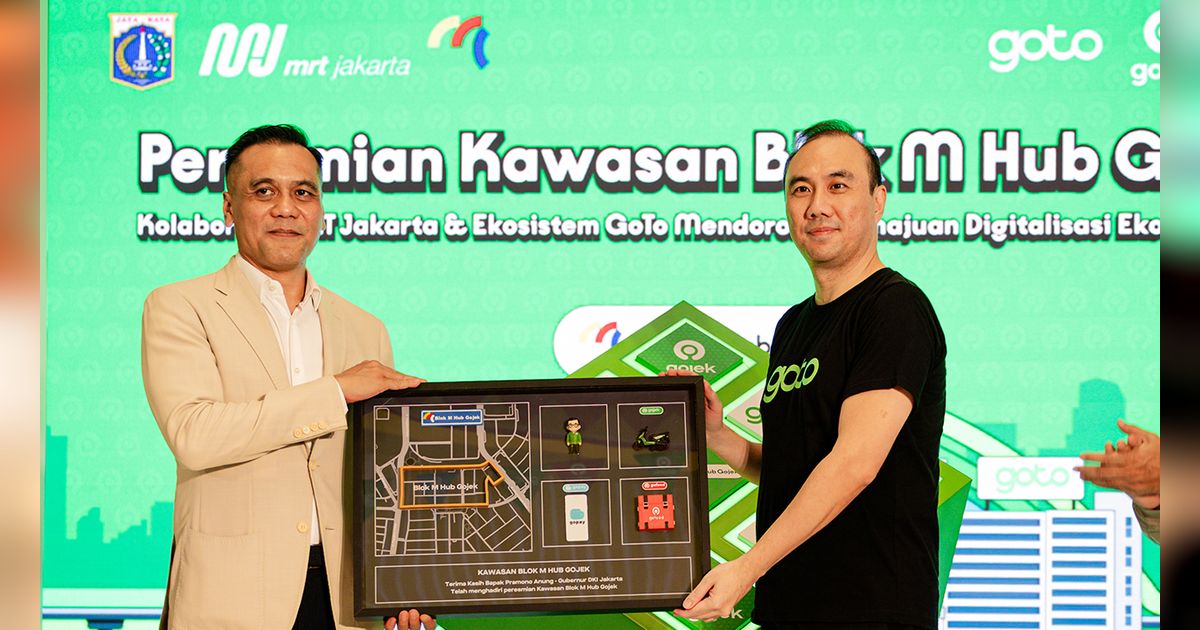 Pemprov DKI Apresiasi Blok M Hub Gojek, Jadi Model TOD Baru Penggerak Ekonomi Lokal