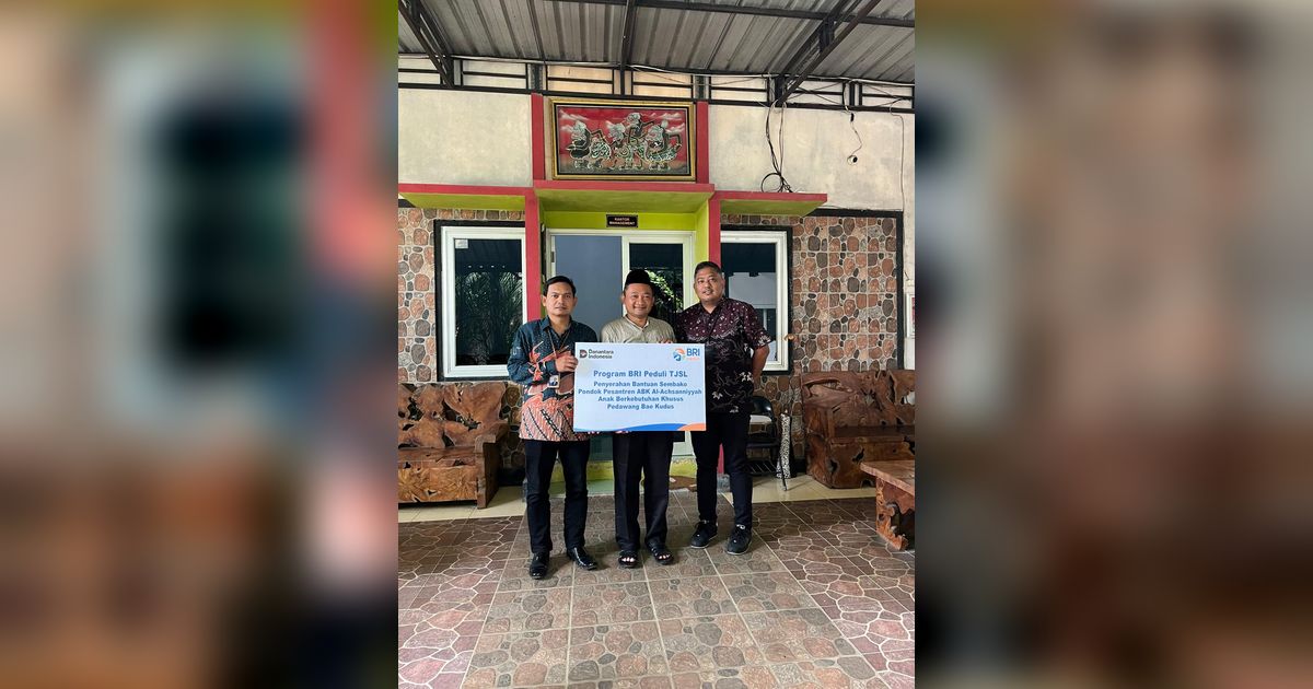 Peduli Sesama, BRI Salurkan Bantuan Sembako untuk Anak Berkebutuhan Khusus di Kudus