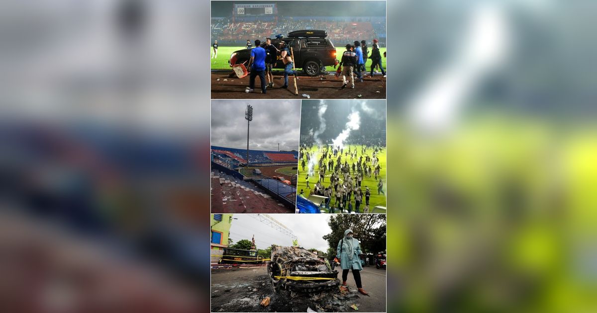 FOTO: Mengenang Peristiwa Kelam 1 Tahun Tragedi Maut di Stadion Kanjuruhan, 135 Suporter Tewas Sia-Sia