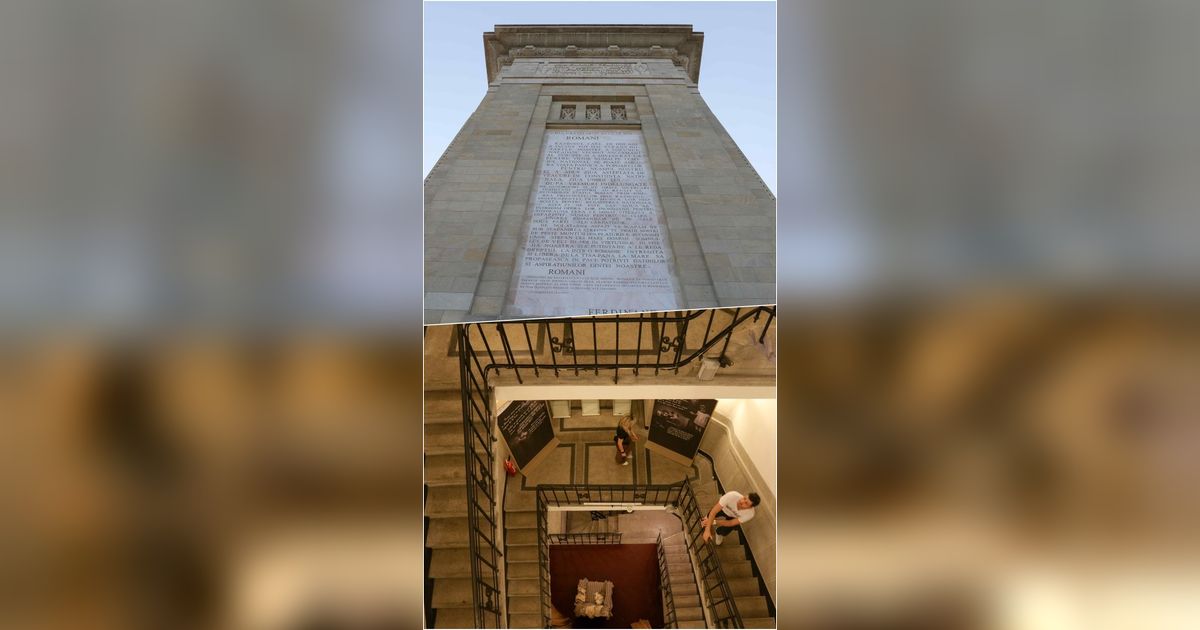 FOTO: Melihat Kemegahan Isi hingga Puncak Monumen The Arch of Triumph di Rumania yang Jadi Saksi Perang Dunia I dan Penobatan Raja Ferdinand