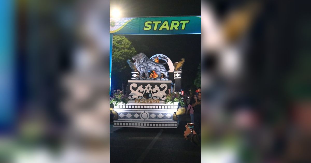 Pawai Taaruf MTQ ke-30 Jawa Timur, Puluhan Mobil Hias Susuri Jalanan Kota Pasuruan