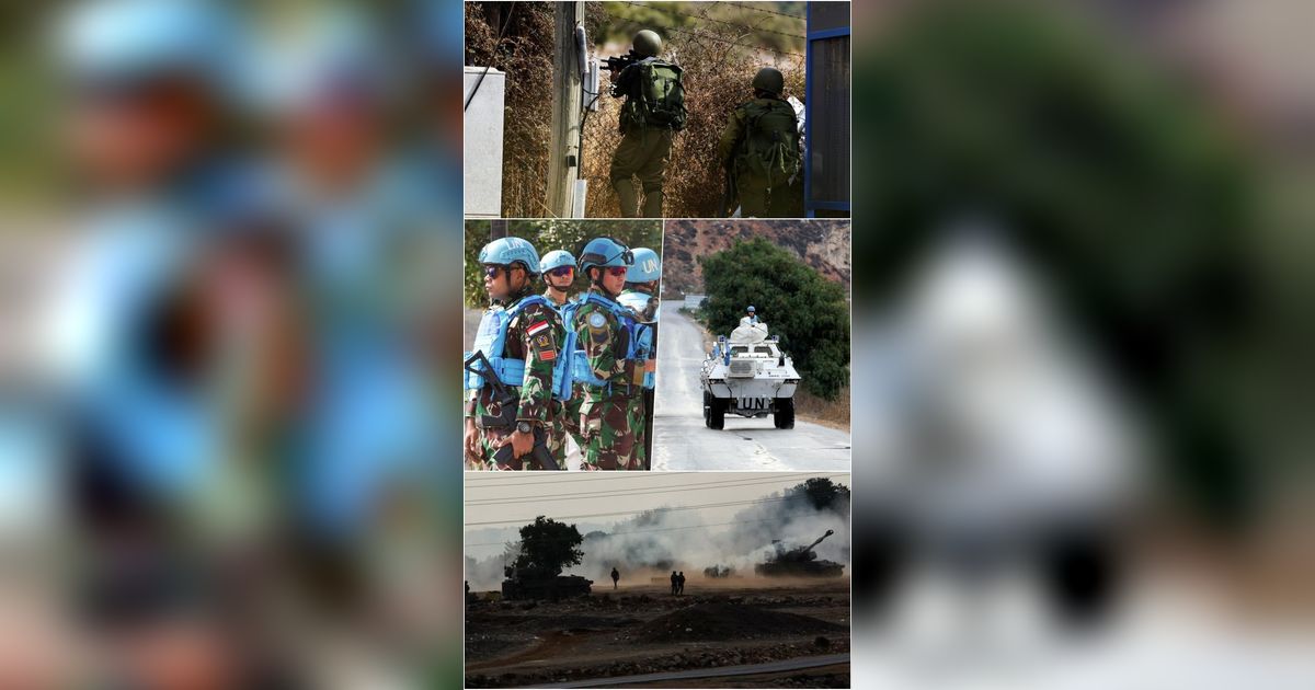 FOTO: Perang Kian Panas dan Meluas, Israel Serang Lebanon untuk Buru Anggota Hizbullah hingga Pasukan KONGA PBB Turut Menjaga Perbatasan