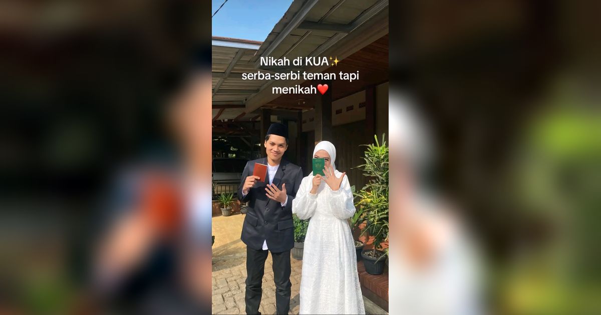 7 Tahun Friendzone, Sekarang Jadi Pasangan Sah, Akadnya Sederhana tapi Bahagianya Sampai Sini