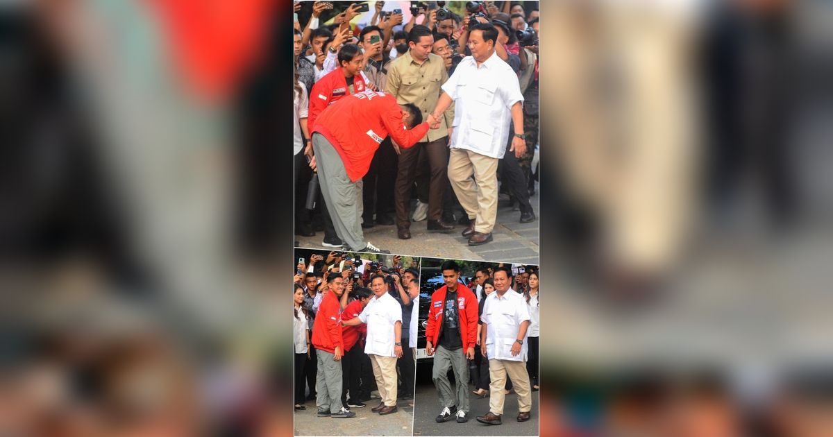 FOTO: Momen Kaesang Pangarep Disambut Istimewa Oleh Prabowo Subianto di Rumah Kertanegara