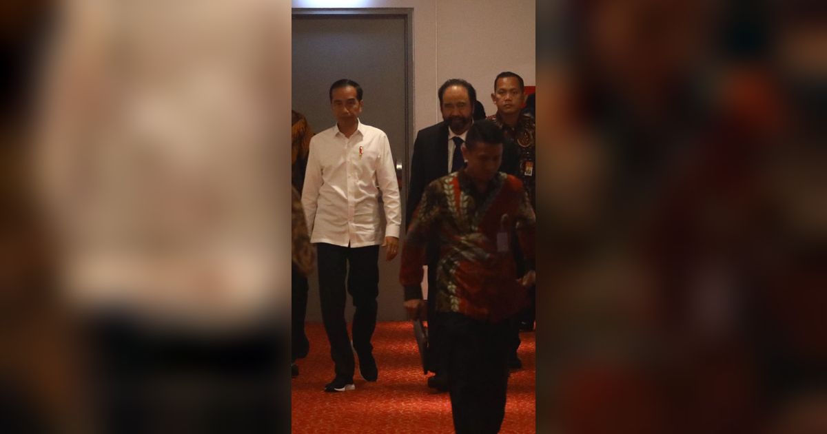 Malam-Malam, Surya Paloh Temui Jokowi di Istana