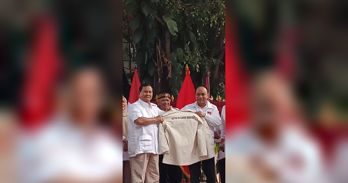 Projo Angkat Prabowo Jadi Anggota Kehormatan