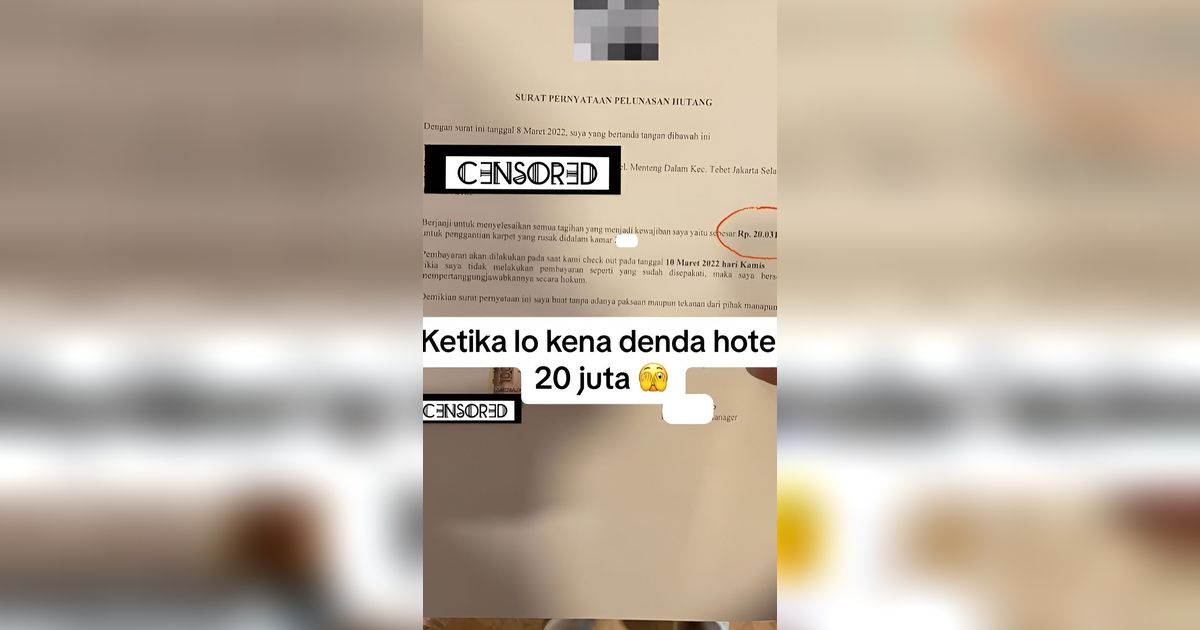 Viral Penampakan Kamar Hotel Penuh Sampah Usai Ditinggal 'Tamu dari Neraka', Berujung Bayar Denda Rp20 Juta
