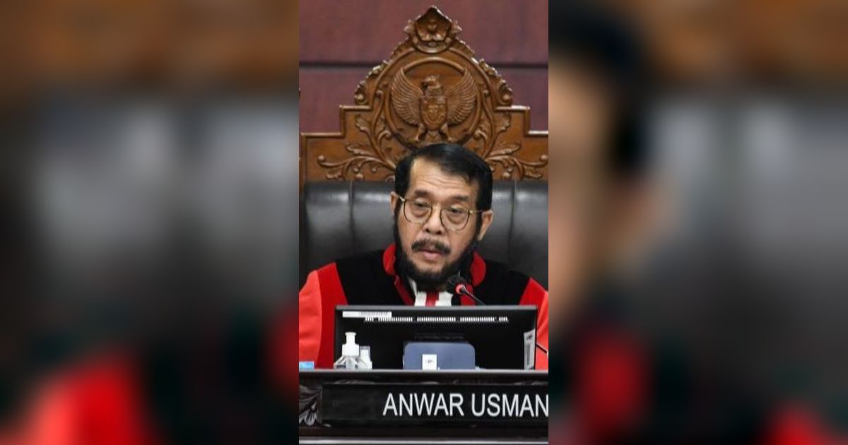 Sidang Putusan MK soal Batas Usia Capres Cawapres Dipimpin Anwar Usman