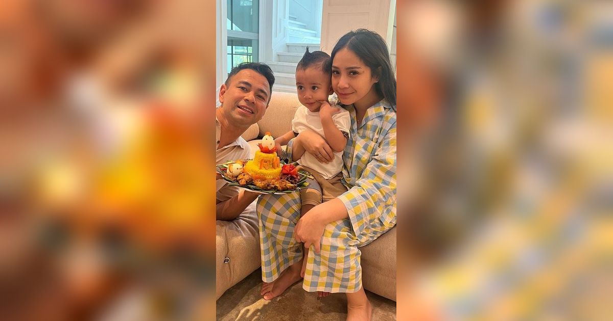 Potret Rayyanza Kasih Kejutan Anniversary Raffi Ahmad dan Nagita, Netizen Salfok ke Jambul Cipung