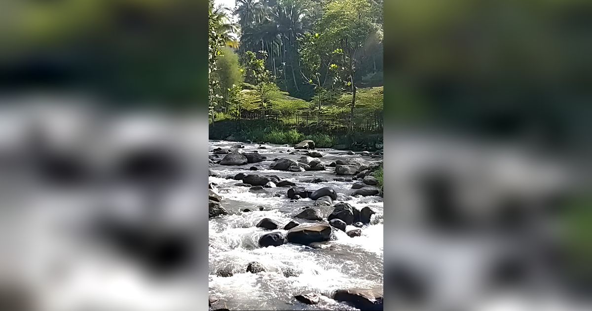 Mengunjungi Cadas Ngampar Ciamis, Wisata Sungai dengan Bebatuan Besar yang Indah