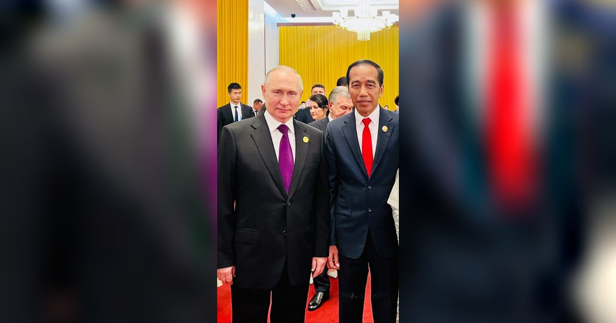 Momen Akrab Jokowi dan Vladimir Putin di China