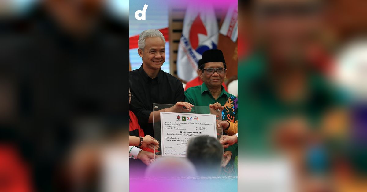 Tak Ada Keluarga Jokowi di Deklarasi Bakal Cawapres Mahfud MD