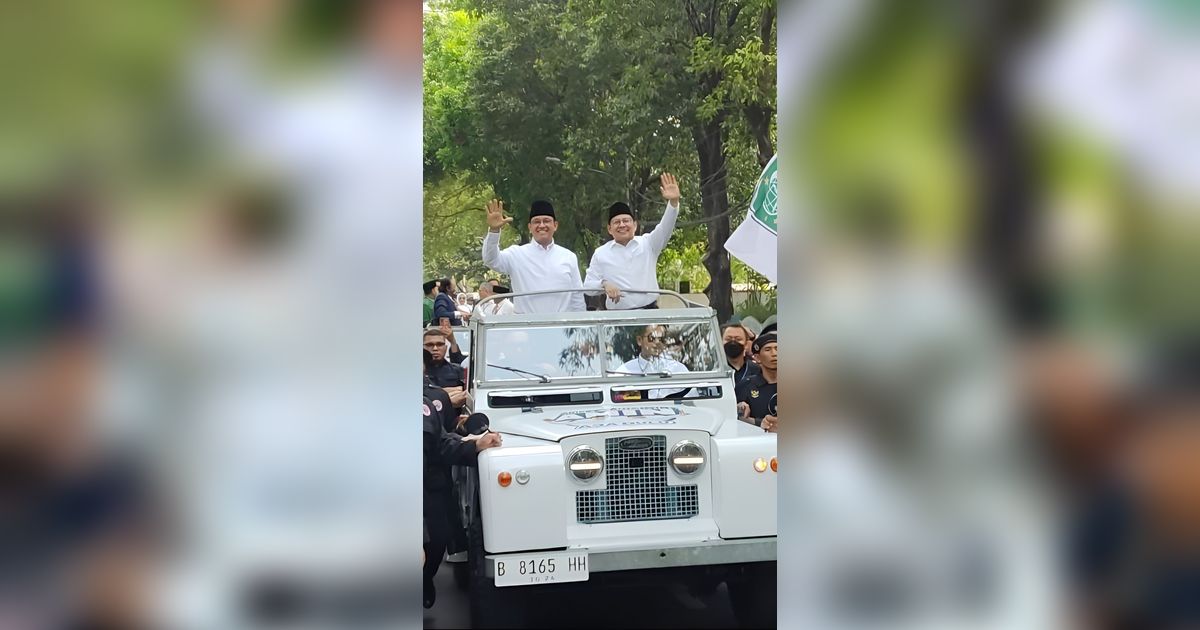 Land Rover Putih VS Limosin Cadillac Soekarno, Kendaraan 2 Paslon Daftar ke KPU, Mana Paling Keren?