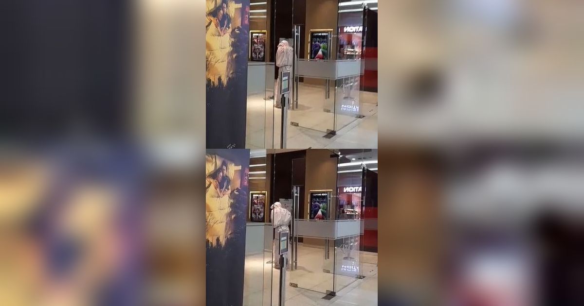 Viral Video Penampakan Mirip Pocong di Bioskop, Sempat Bikin Seram Namun Ngakak saat Lakukan Ini
