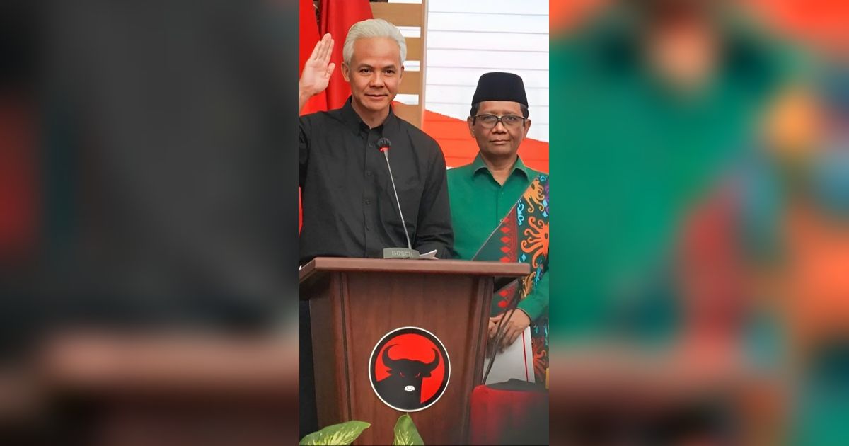 Ganjar-Mahfud Resmi Daftar ke KPU sebagai Pasangan Capres-Cawapres