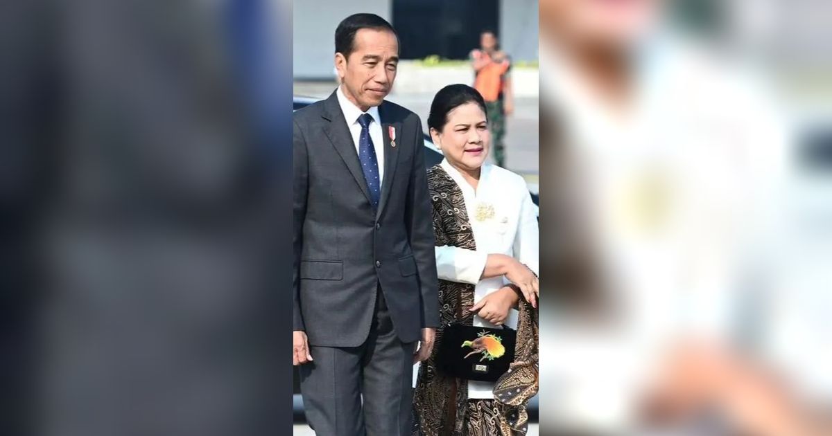 Potret Anggun Ibu Iriana Dampingi Jokowi ke China, Tas Hitam Cendrawasih Curi Atensi