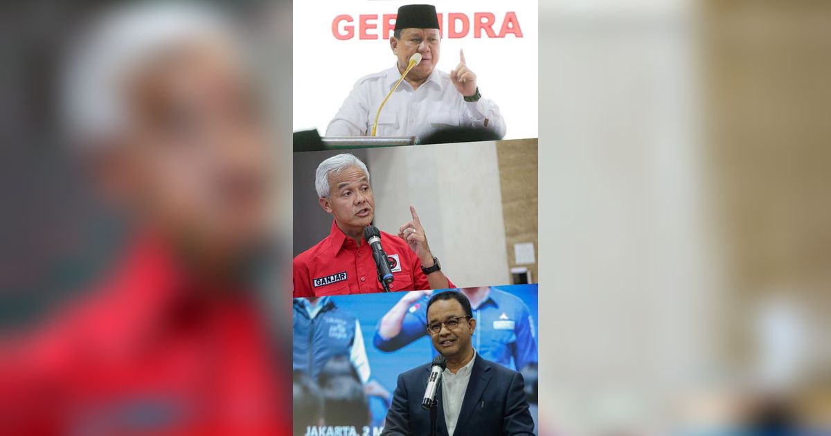 Head to Head Capres Versi LSI: Prabowo Menang dari Ganjar dan Anies