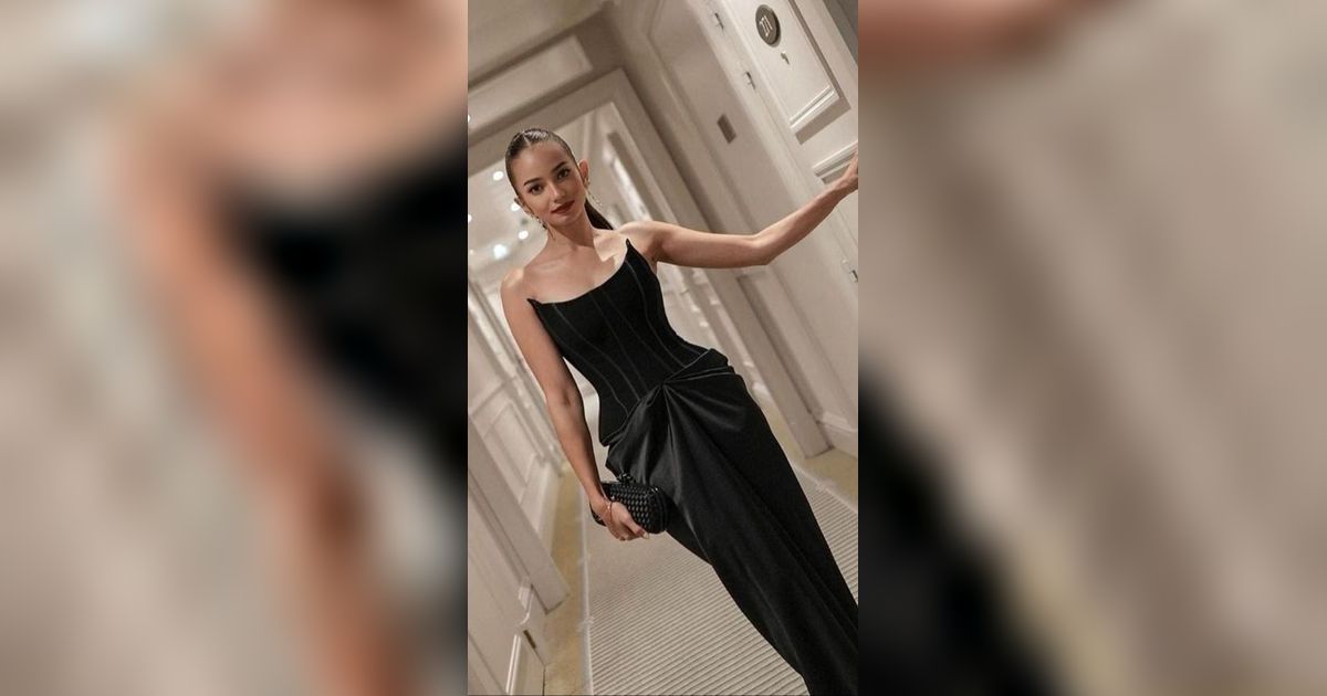 Tampil Elegan Dalam Balutan Dress Hitam di Paris, Kecantikan Enzy Storia Bikin Speechless