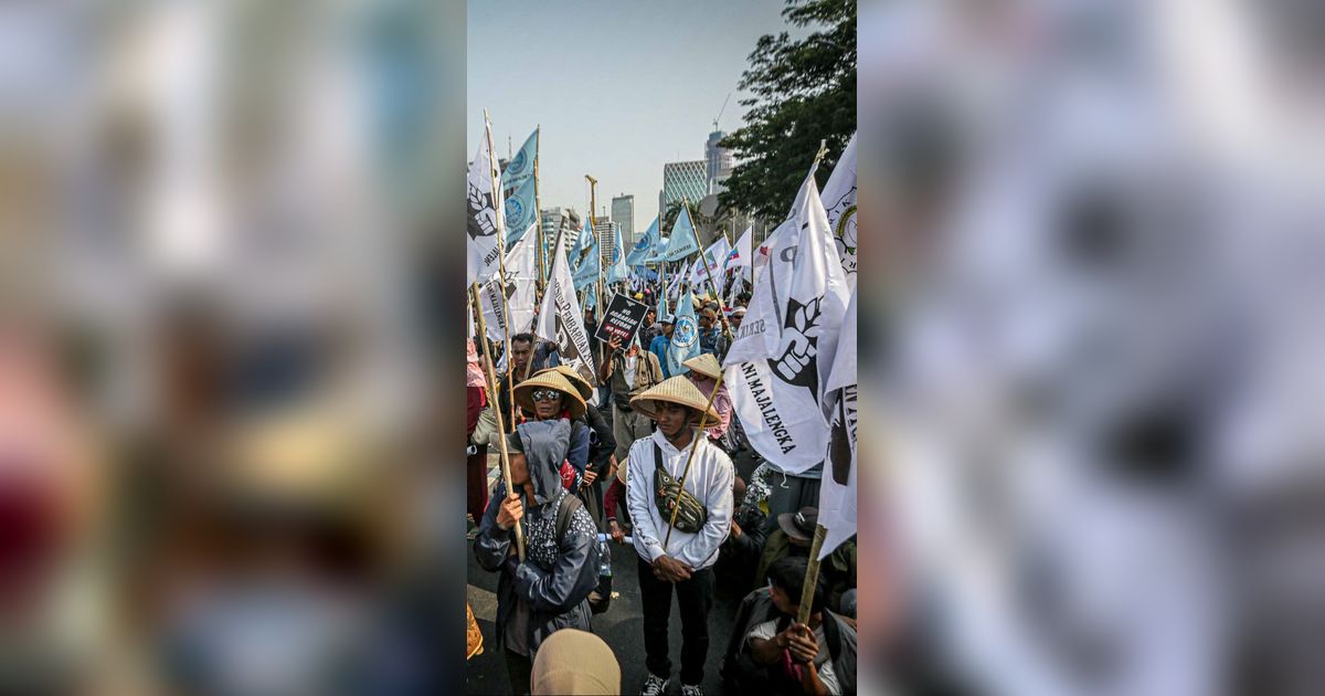 Ada Demo Buruh di Patung Kuda, Hindari Jalan Ini