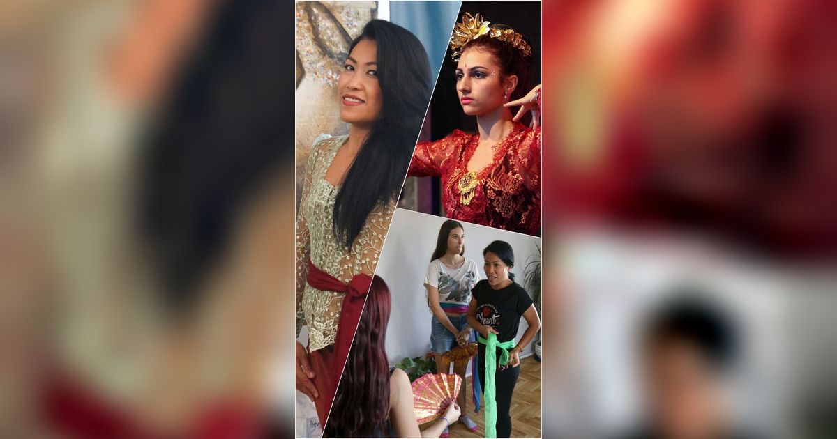 FOTO: Kisah Ni Made Pradnyani Dewi Jadi Guru Tari Bali di Eropa 15 Tahun, Banyak Bule ABG Rumania Antusias Belajar Sampai Mahir