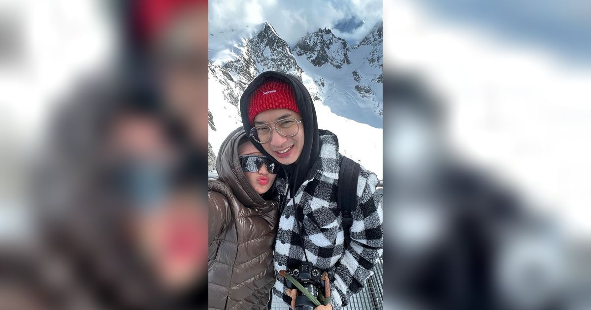 Intip 7 Potret Liburan Wika Salim dan Sang Kekasih di Swiss