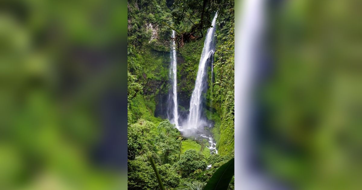 Sensasi Cipratan Air di Curug Lembah Purba Sukabumi, Lokasinya Mengagumkan di Tengah Hutan