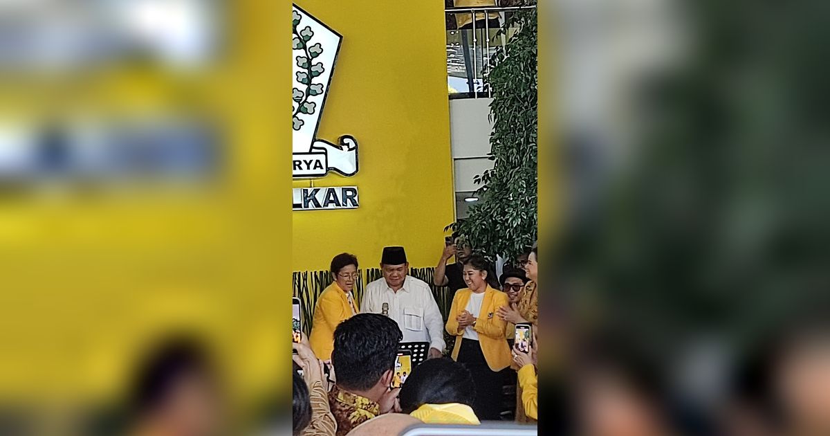 Joget Prabowo di HUT Golkar, Sampai Angkat Telunjuk