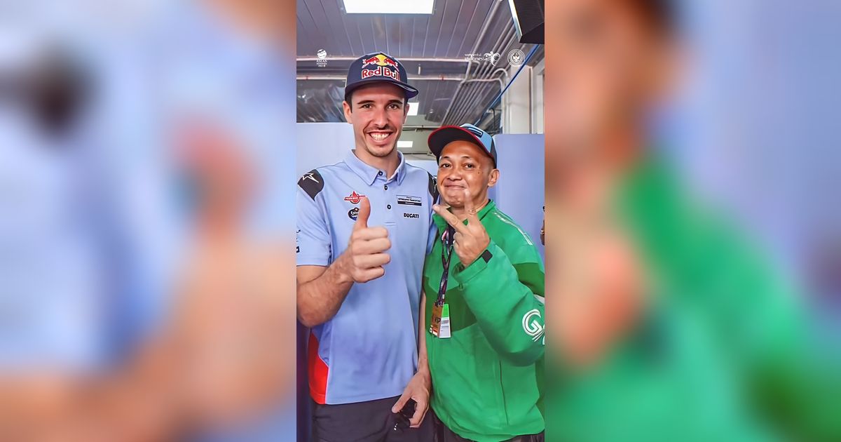 Kisah Haru Ojol Bisa Nonton Balapan MotoGP di VIP Royal Box dan Foto Bareng Alex Marquez