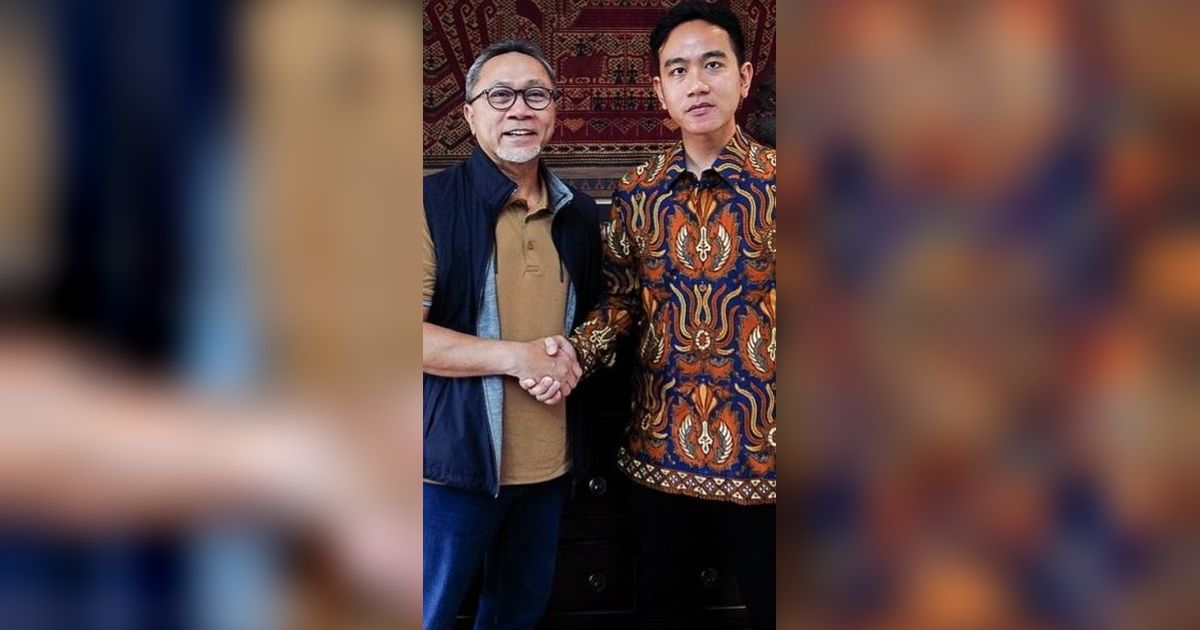 Ketum PAN Zulhas Unggah Foto Bertemu Gibran: Bismillah Mas Wali