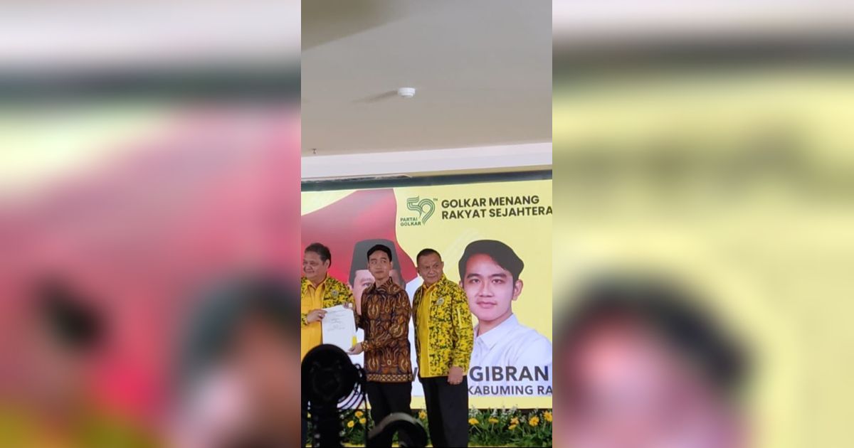 Diusung Jadi Cawapres, Gibran akan Bahas Mandat Rapimnas Golkar dengan Prabowo