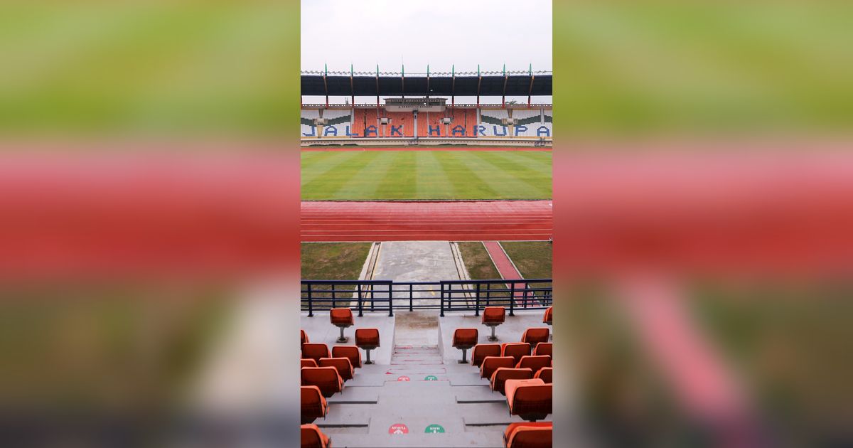 FOTO: Melihat Lebih Dekat Persiapan Stadion Si Jalak Harupat Jelang Piala Dunia U-17 2023