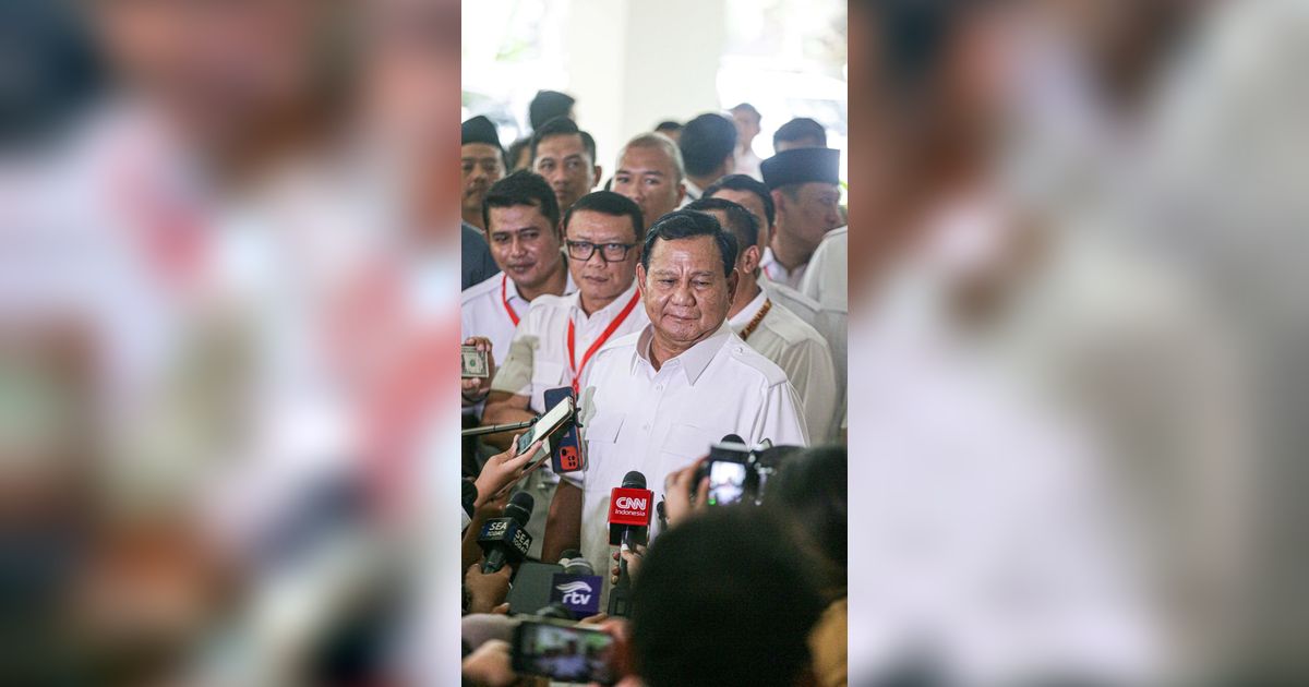 Respons Prabowo soal Putusan MK Tolak Batas Usia Maksimal Capres-Cawapres 70 Tahun: Kumaha?