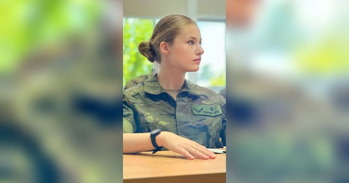 Siapa Sangka Taruni Akmil ini Adalah Calon Ratu Spanyol, Sosoknya Cantik Mempesona Berseragam Tentara