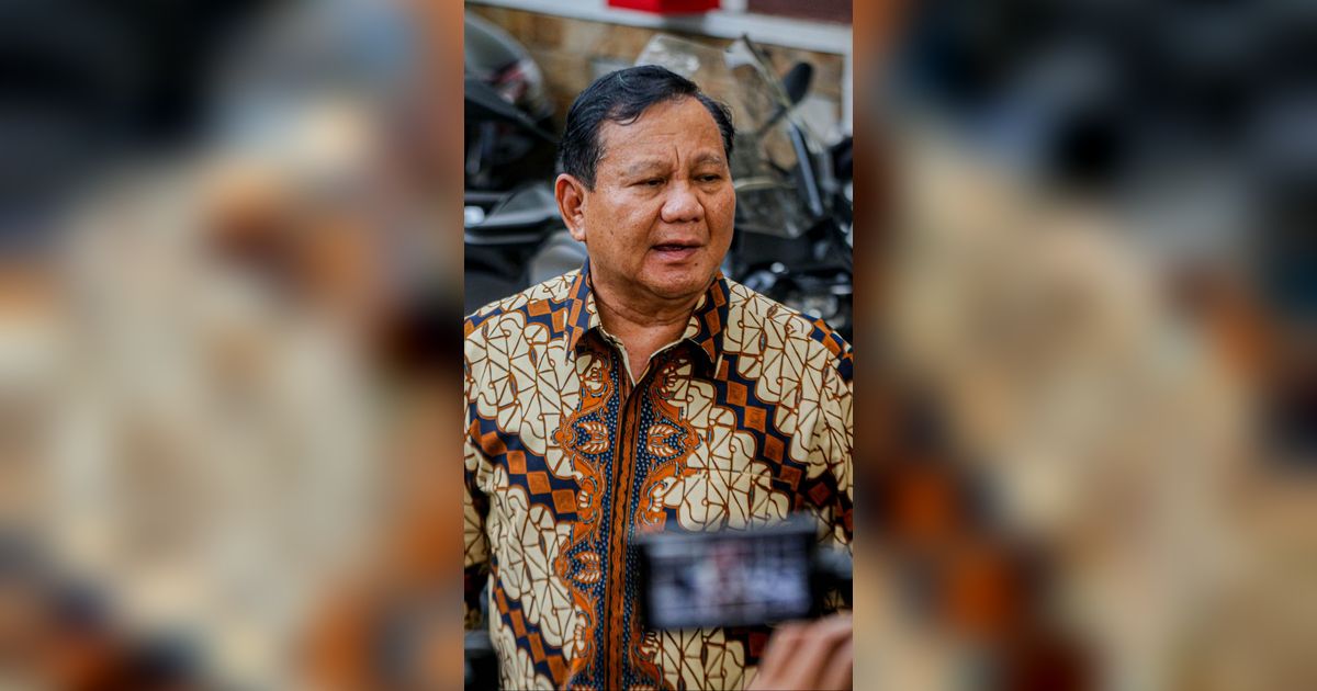 Ditolak MK Gugatan Batas Usia, Capres Prabowo Maju Pilpres