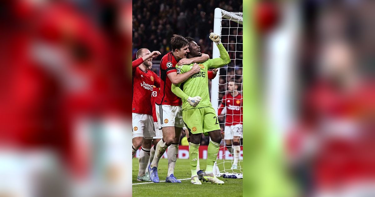 FOTO: Tampil Gemilang, Maguire dan Andre Onana Jadi Pahlawan Kemenangan Perdana MU di Liga Champions