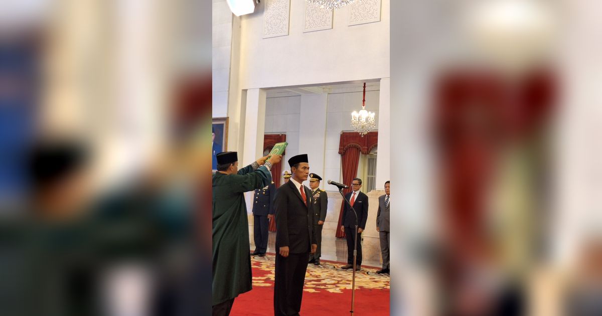 Dilantik Jokowi, Amran Sulaiman Kembali Jabat Menteri Pertanian