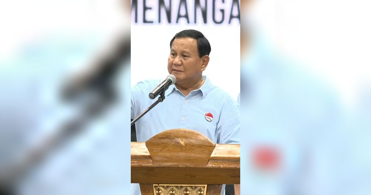 Pidato Berapi-api Prabowo Subianto: `Itu Sumpah Kami kepada Rakyat Indonesia!`