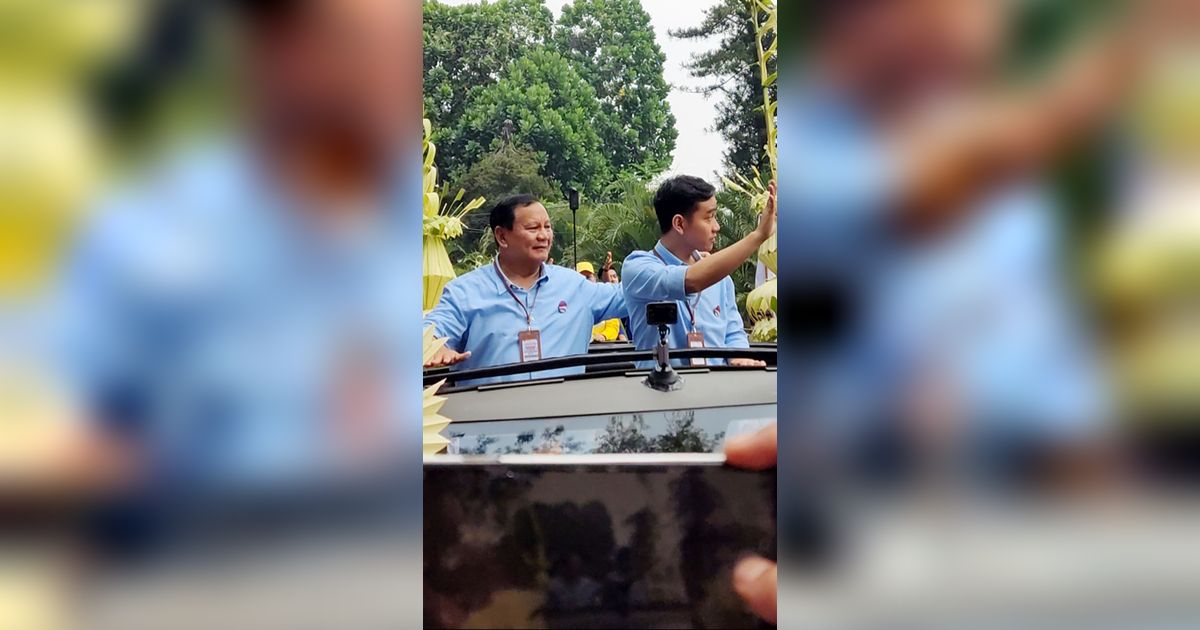 Gaya Prabowo-Gibran Daftar Pilpres 2024: Naik Rantis Maung, Diarak Ondel-Ondel dan Tabuhan Rebana