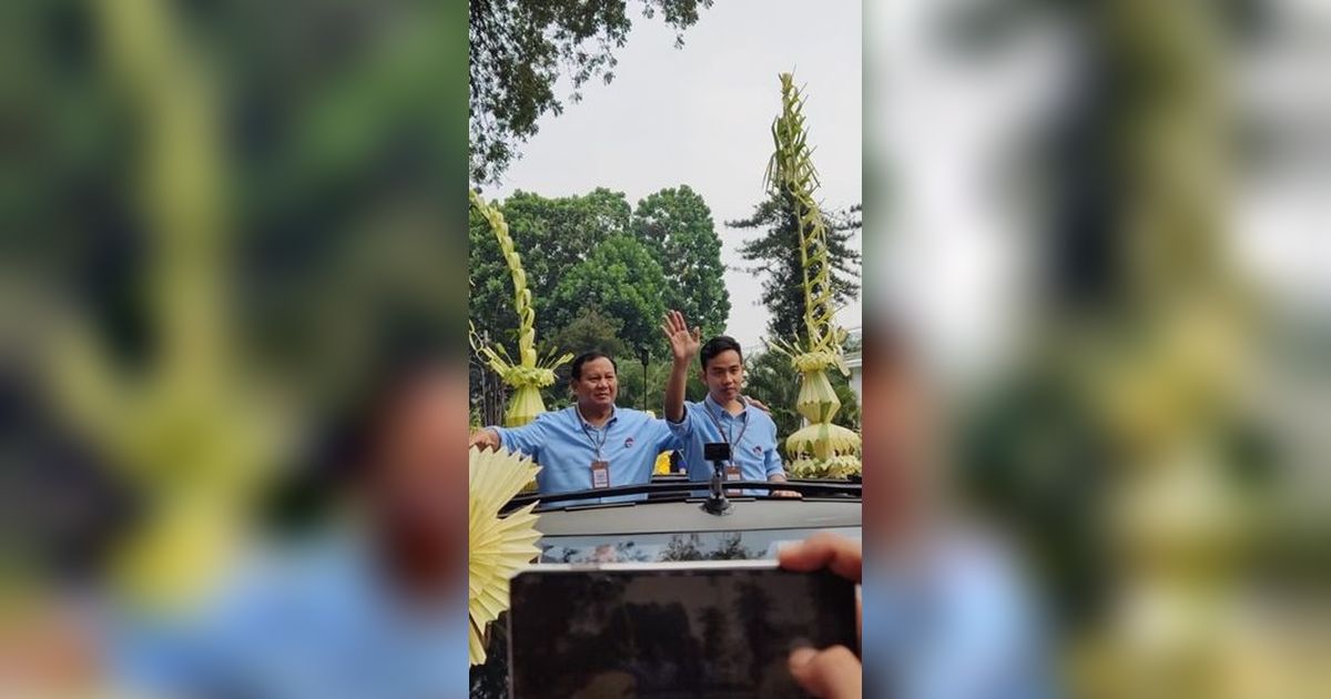 VIDEO: Ribuan Pendukung Prabowo-Gibran Antar Daftar KPU, Penuhi Jalan Dekat Rumah Megawati