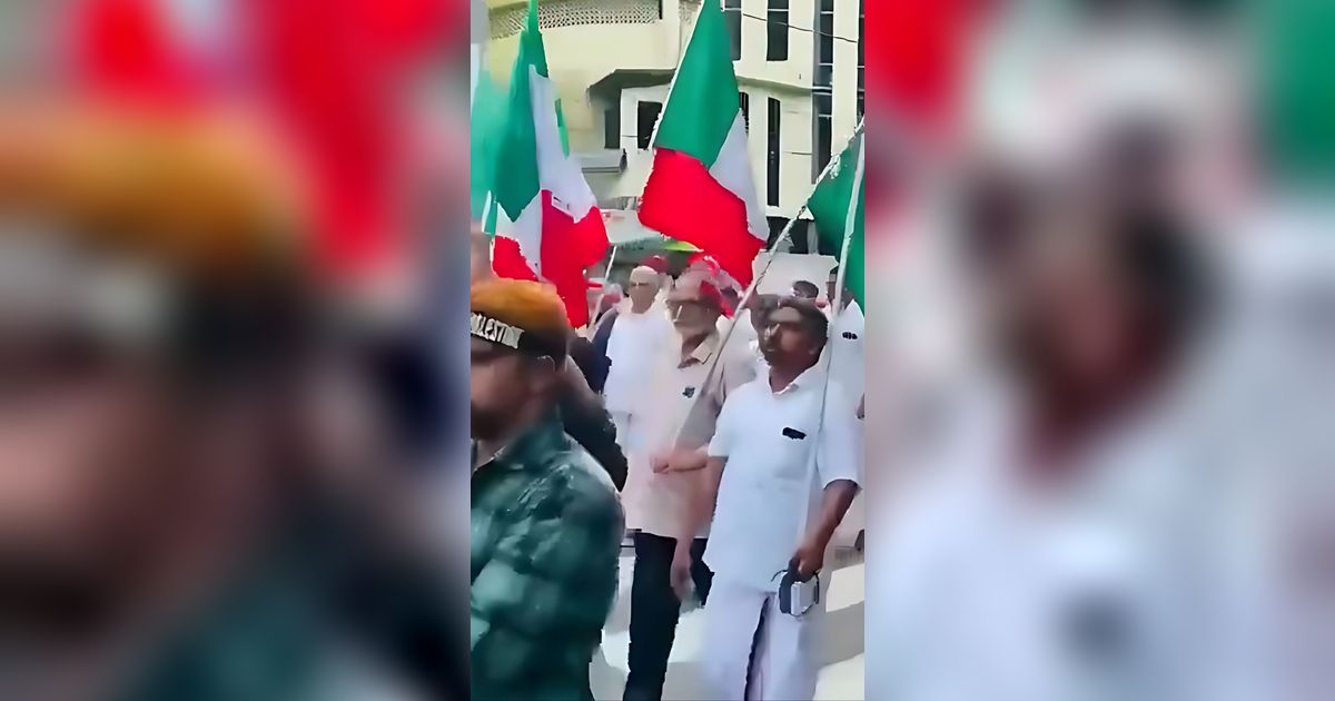 Fakta-fakta Aksi Viral Ribuan Warga India Turun ke Jalan Bela Palestina Tapi Salah Bawa Bendera Italia